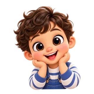 Essa, Arwa&rsquo;s younger brother, in dungarees